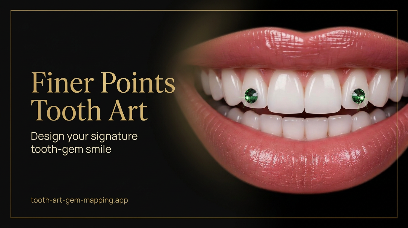 Finer Points Tooth Art — design your signature tooth-gem smile